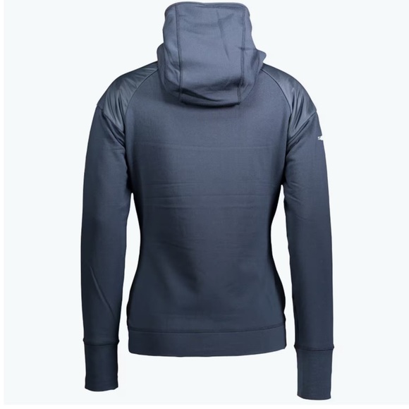 Scott Navy Blue Quilted Jacket with Hood Size S - Picture 3 of 12